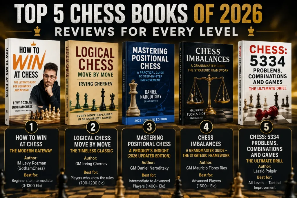 Top 5 Chess Books of 2026: Reviews for Every Level